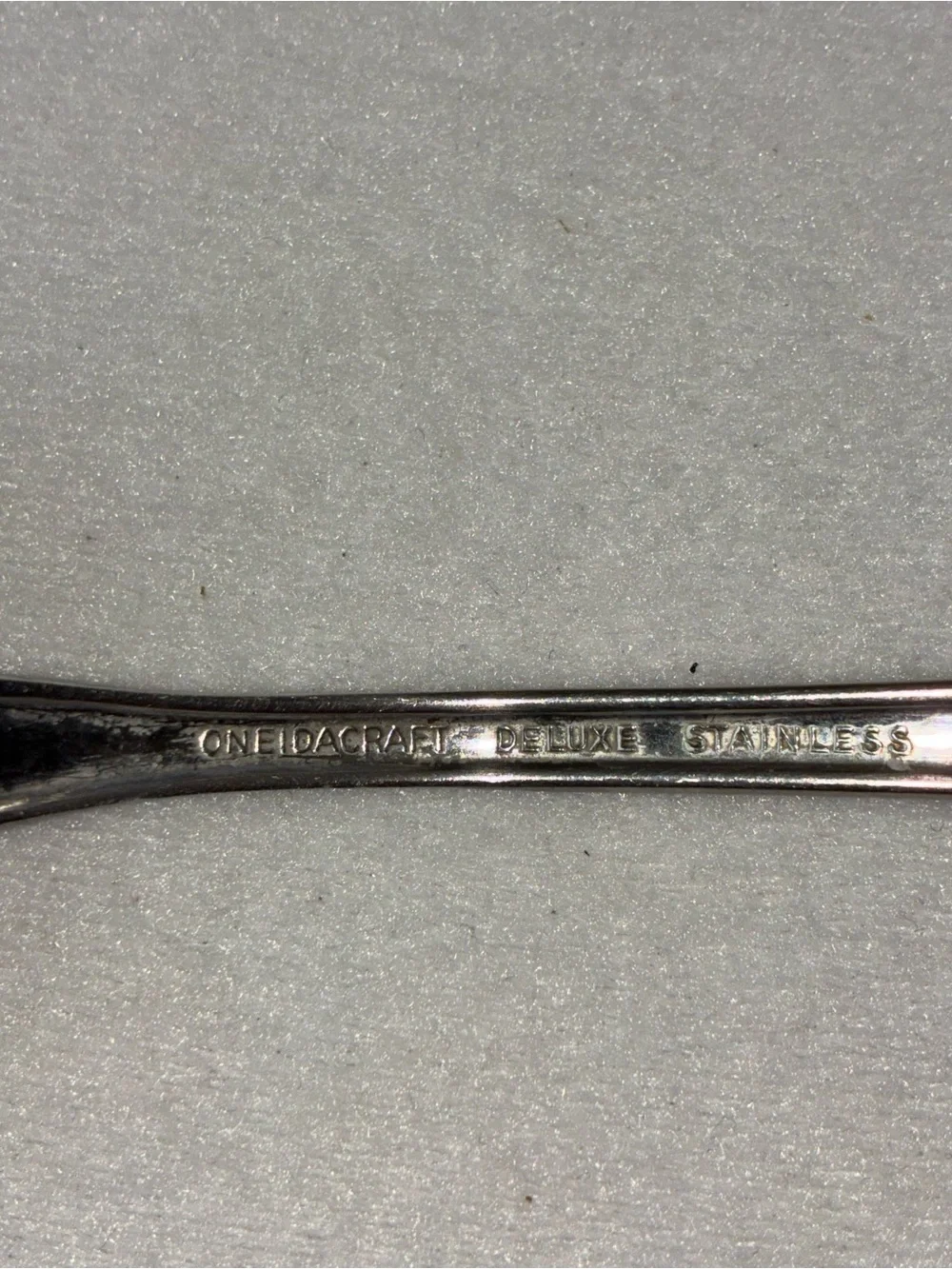 Oneida Chateau stainless steel serving spoon